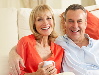 Older couple in a long-term, healthy relationship