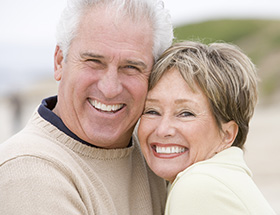 mature couple happy to have found each other