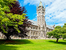 The Registry Building in the University of Otago