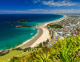 View over Mt Maunganui 