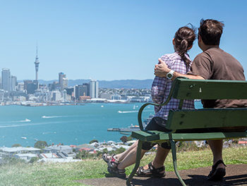 Couple in Auckland city